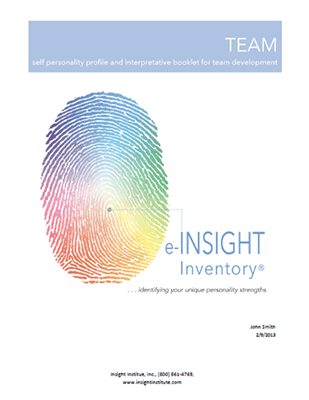 INSIGHT Inventory TEAM (Interpretive version)